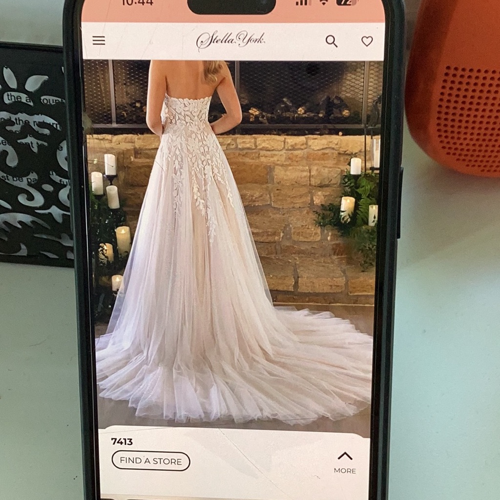 Stella York 7413 IvoryWhite Size 10 Stella York 7413 IvoryWhite Size 10